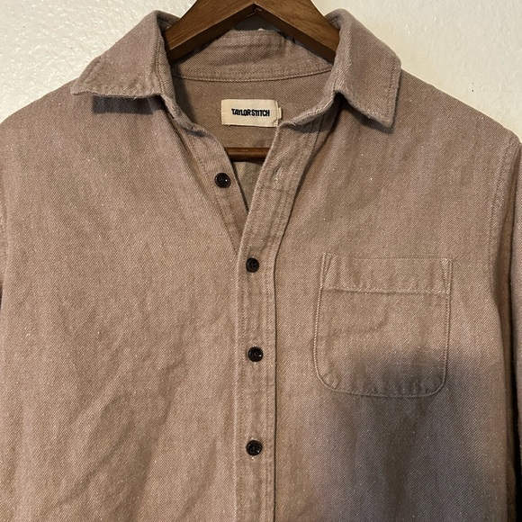 Taylor Stitch Casual Brown Button-Down Shirt SZ 38 Cotton Minimal Lumberjack - Picture 5 of 11